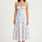 Adeline Floral Corset Midi Dress – view 8