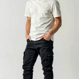 Alder Tapered Cargo Jeans – view 1