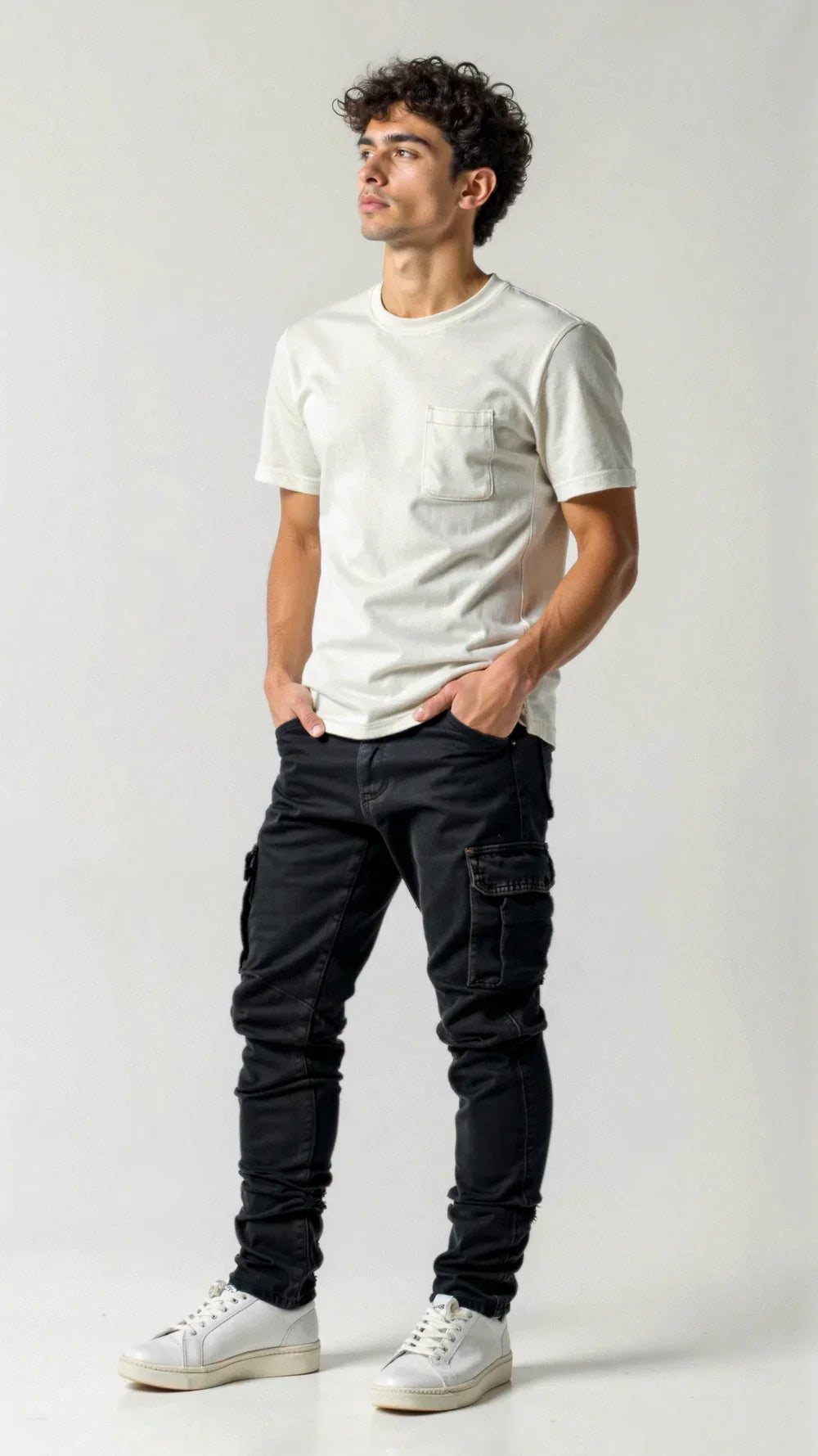 Alder Tapered Cargo Jeans – view 1