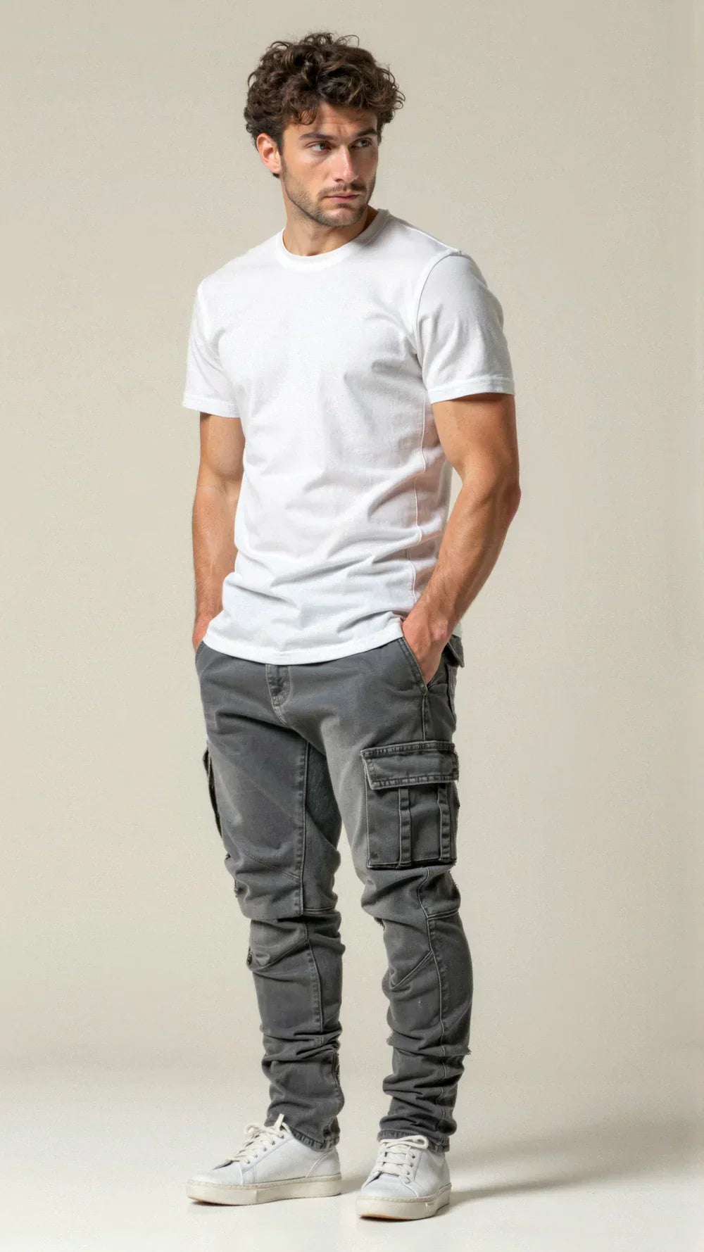 Alder Tapered Cargo Jeans – view 3