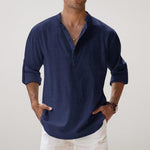 Amalfi Relaxed Linen Shirt – view 3