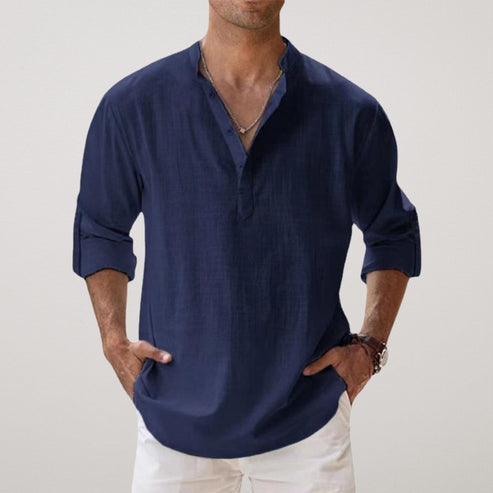 Amalfi Relaxed Linen Shirt – view 3