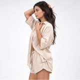Arabella Linen Shirt and Shorts Set – view 2
