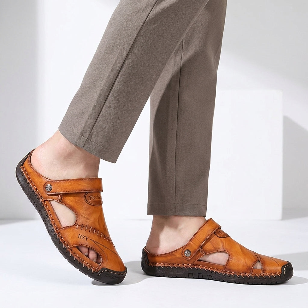 Arden Faux Leather Summer Sandals – view 1