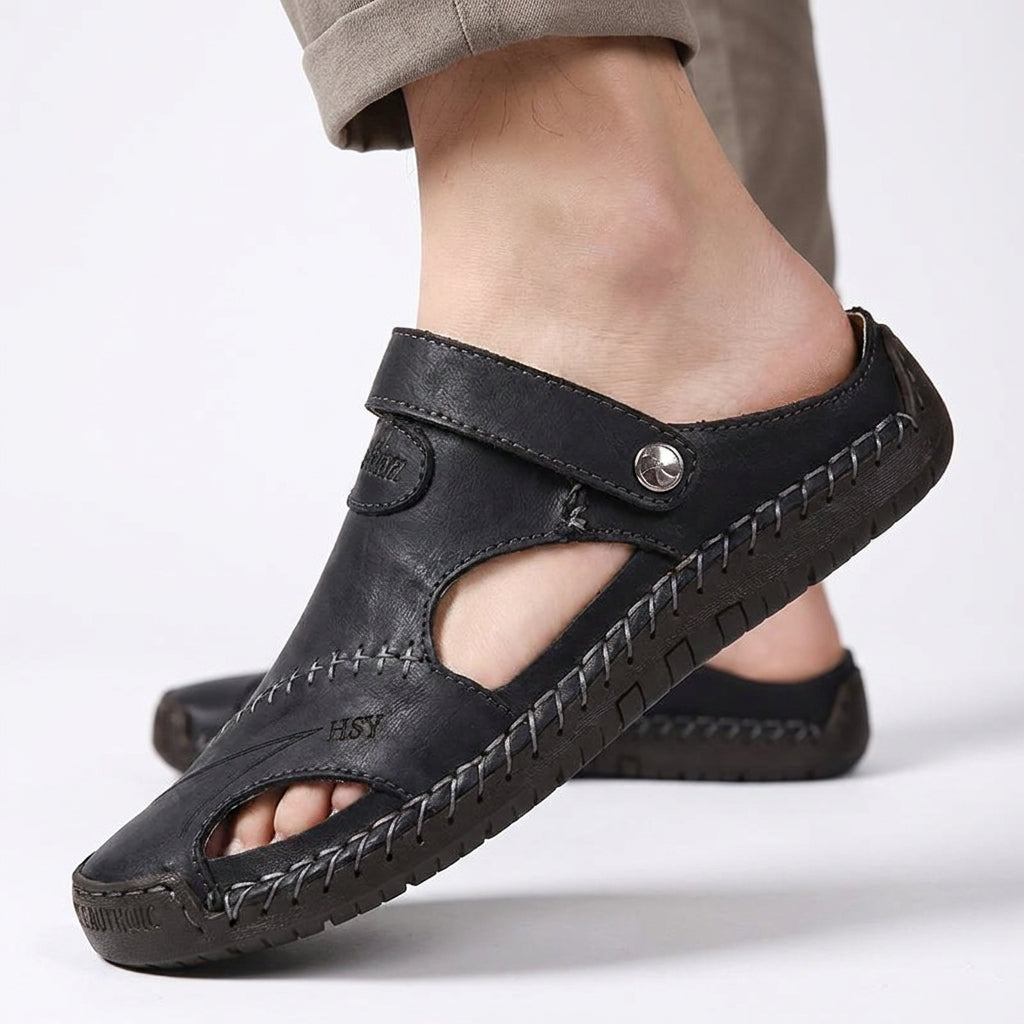 Arden Faux Leather Summer Sandals – view 4