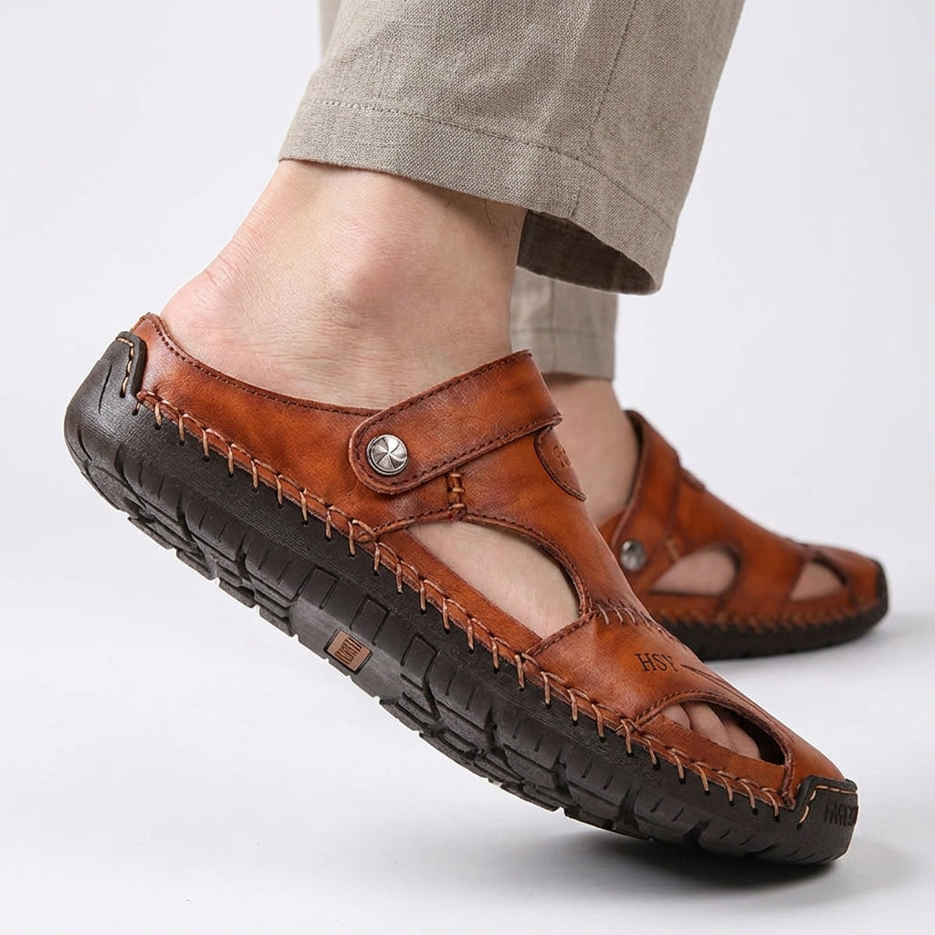 Arden Faux Leather Summer Sandals – view 6