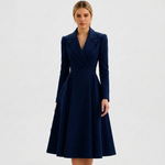 Aurelia Belted Blazer Midi Dress – view 1
