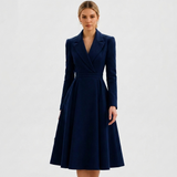 Aurelia Belted Blazer Midi Dress – view 1