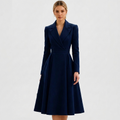 Lacey & Brooks | Aurelia Belted Blazer Midi Dress