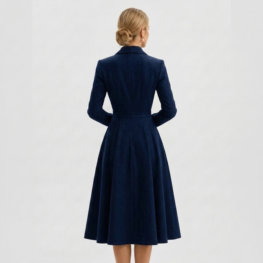 Aurelia Belted Blazer Midi Dress – view 3