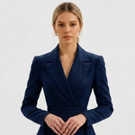Aurelia Belted Blazer Midi Dress – view 7