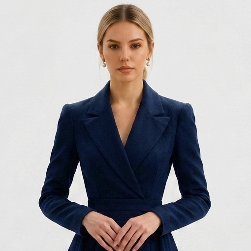 Aurelia Belted Blazer Midi Dress – view 7