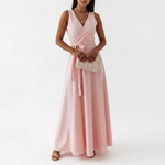 Bianca Wrap V-Neck Maxi Dress – view 10