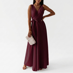 Bianca Wrap V-Neck Maxi Dress – view 2