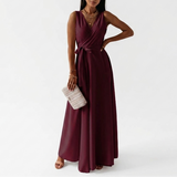 Bianca Wrap V-Neck Maxi Dress – view 2
