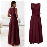 Bianca Wrap V-Neck Maxi Dress – view 5