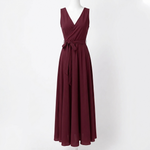 Bianca Wrap V-Neck Maxi Dress – view 7