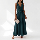 Bianca Wrap V-Neck Maxi Dress – view 8