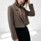 Brielle Cropped Lapel Blazer – view 7