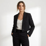 Calla Cropped Lapel Blazer – view 1
