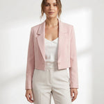 Calla Cropped Lapel Blazer – view 3
