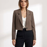 Calla Cropped Lapel Blazer – view 5