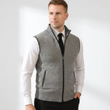Carmel Sleeveless Zip Knit Cardigan – view 3