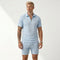 Carrington Textured Henley & Shorts Set – view 5