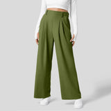 Cleo High-Waist Wide-Leg Trousers – view 3