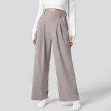 Cleo High-Waist Wide-Leg Trousers – view 7