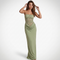 Dahlia Lace Corset Draped Maxi Dress – view 11