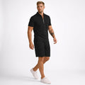 Lacey & Brooks | Darby Zip Polo & Shorts Set