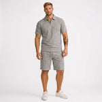Darby Zip Polo & Shorts Set – view 4