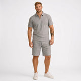 Darby Zip Polo & Shorts Set – view 4