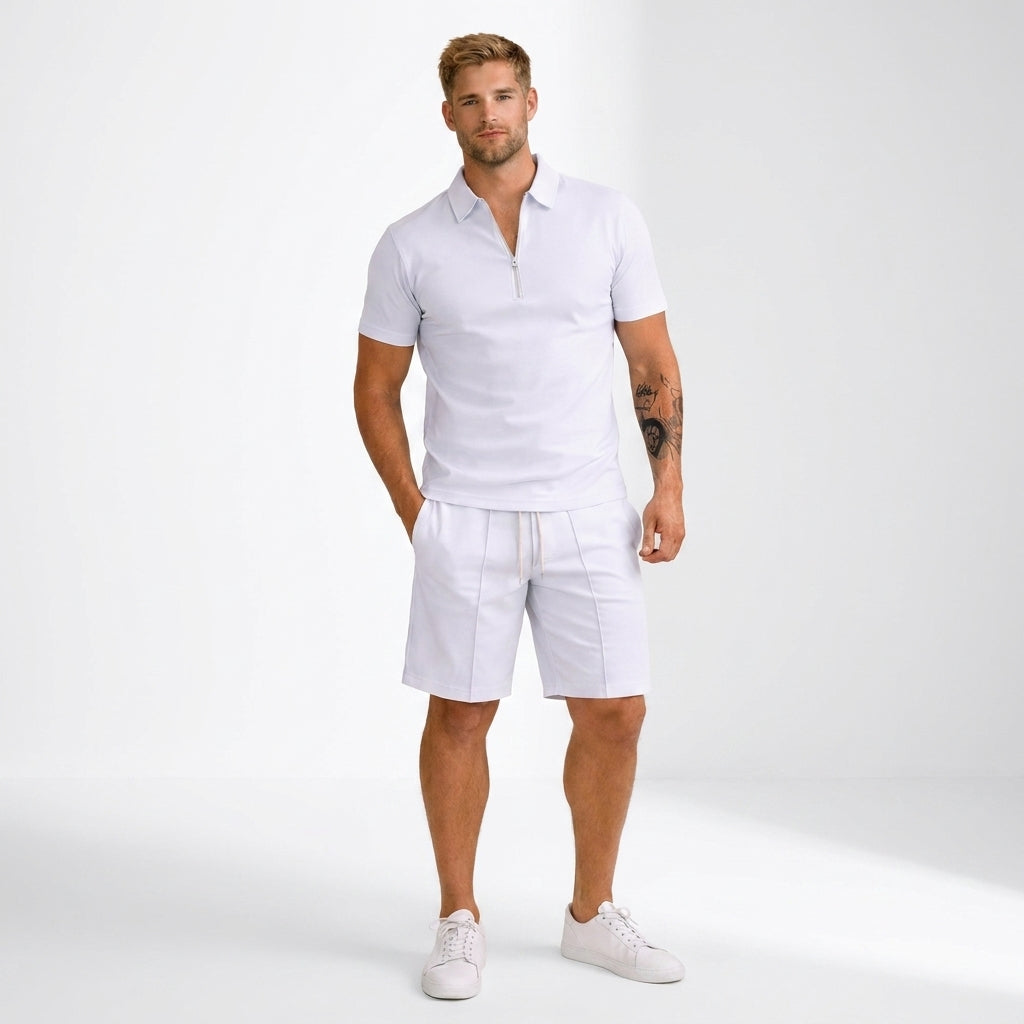 Darby Zip Polo & Shorts Set – view 6