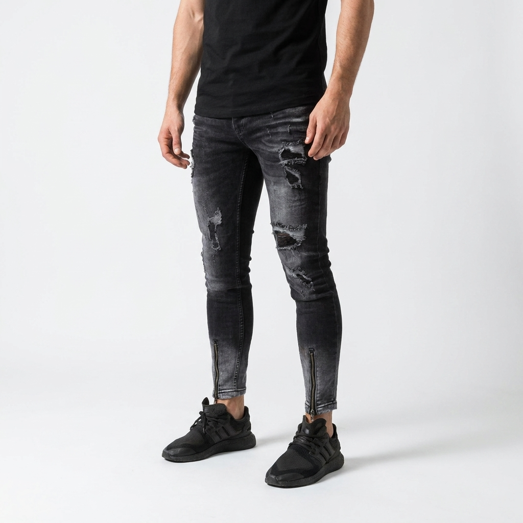 Davenport Distressed Skinny Jeans – view 2