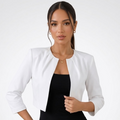 Lacey & Brooks | Della Cropped 3/4 Sleeve Bolero