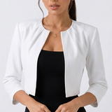 Della Cropped 3/4 Sleeve Bolero – view 2