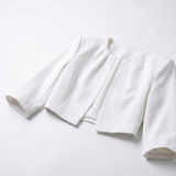 Della Cropped 3/4 Sleeve Bolero – view 6