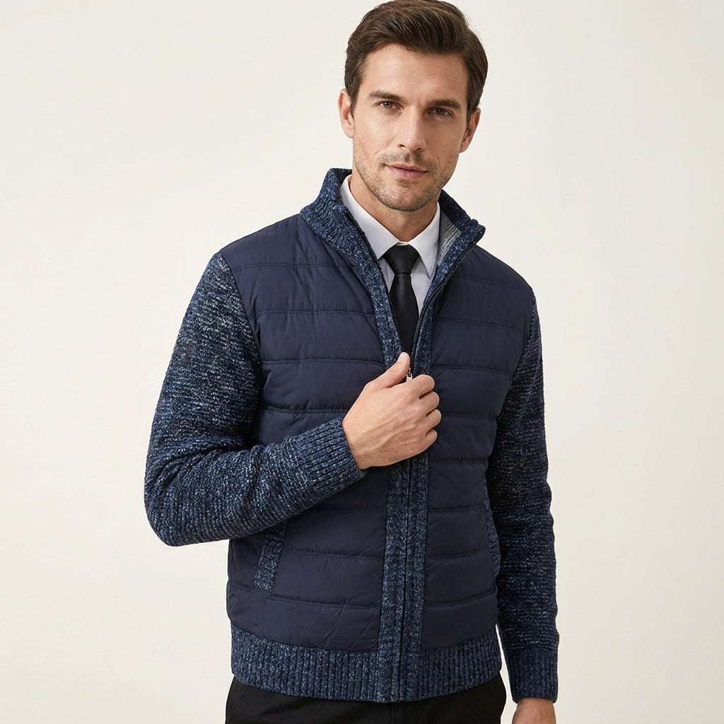 Dover Quilted Zip Cardigan – view 3