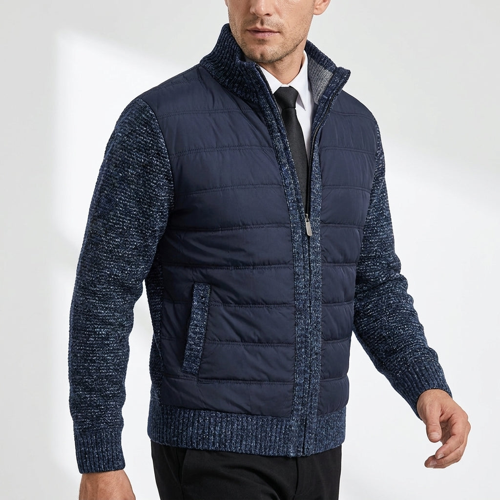 Dover Quilted Zip Cardigan – view 4