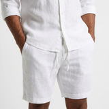 Ellington Linen Drawstring Shorts – view 2