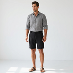 Ellington Linen Drawstring Shorts – view 8