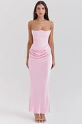 Lacey & Brooks | Elodie Strapless Corset Maxi Dress