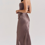 Elodie Strapless Corset Maxi Dress – view 19