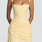 Eloise Draped Maxi Dress – view 2