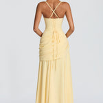 Eloise Draped Maxi Dress – view 5