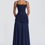 Eloise Draped Maxi Dress – view 6