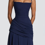 Eloise Draped Maxi Dress – view 7
