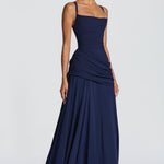 Eloise Draped Maxi Dress – view 9